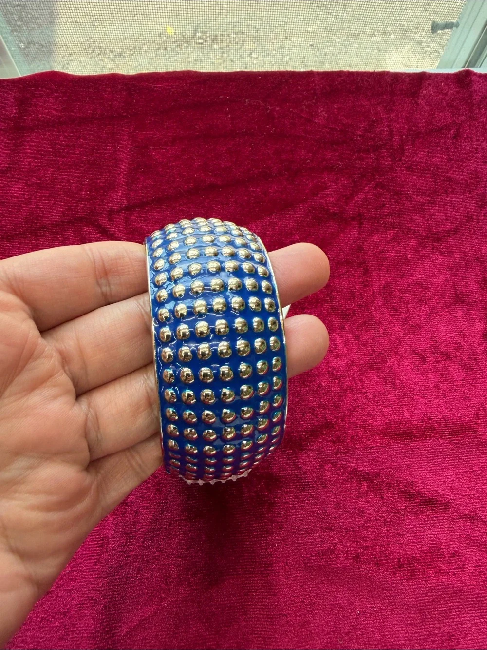 Amrita Singh Blue Bangle Bracelet